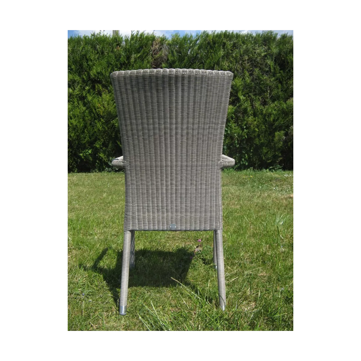 Fauteuil Repas isabelle Résine Gris