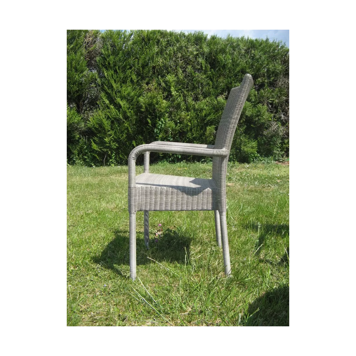 Fauteuil Repas isabelle Résine Gris