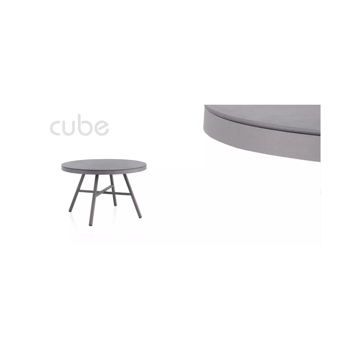 Table ronde 120x120 Cube