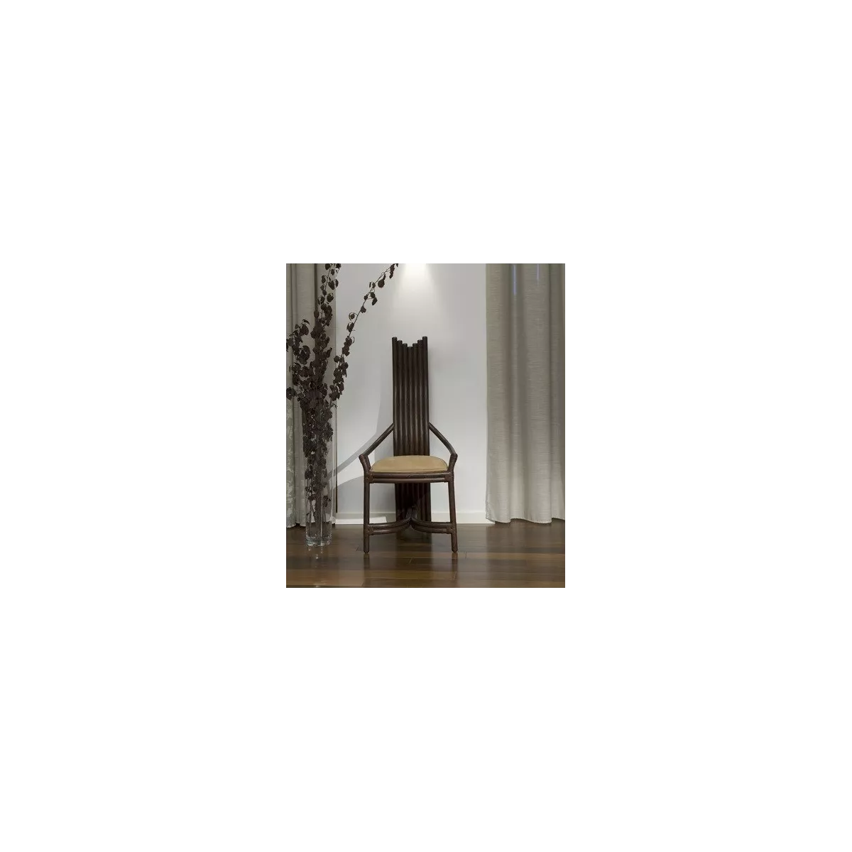 Chaise Design Rotin Nogal