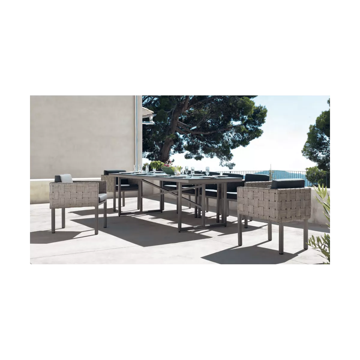 Table rectangulaire 240x100 Cube
