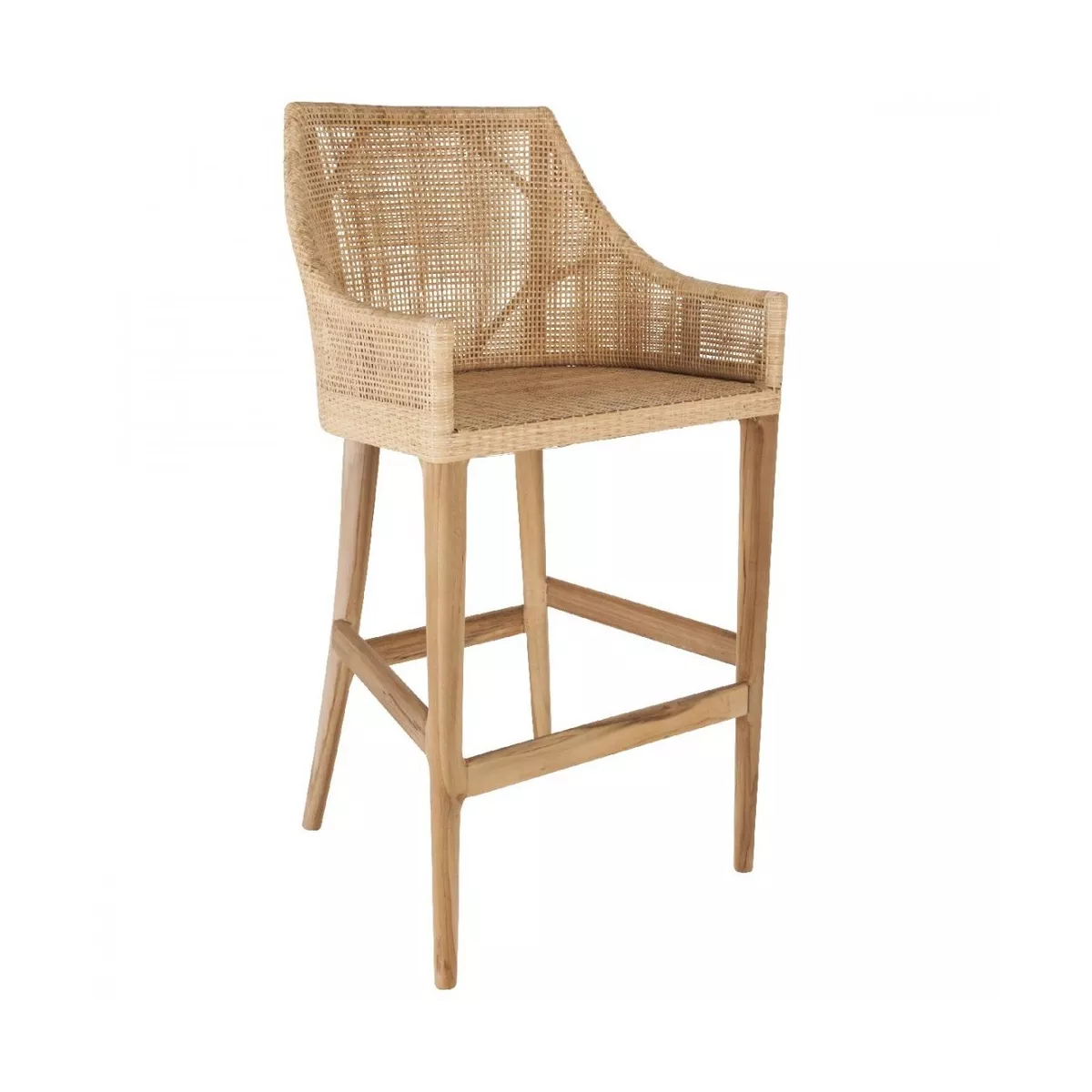 Tabouret de bar Saigon en rotin
