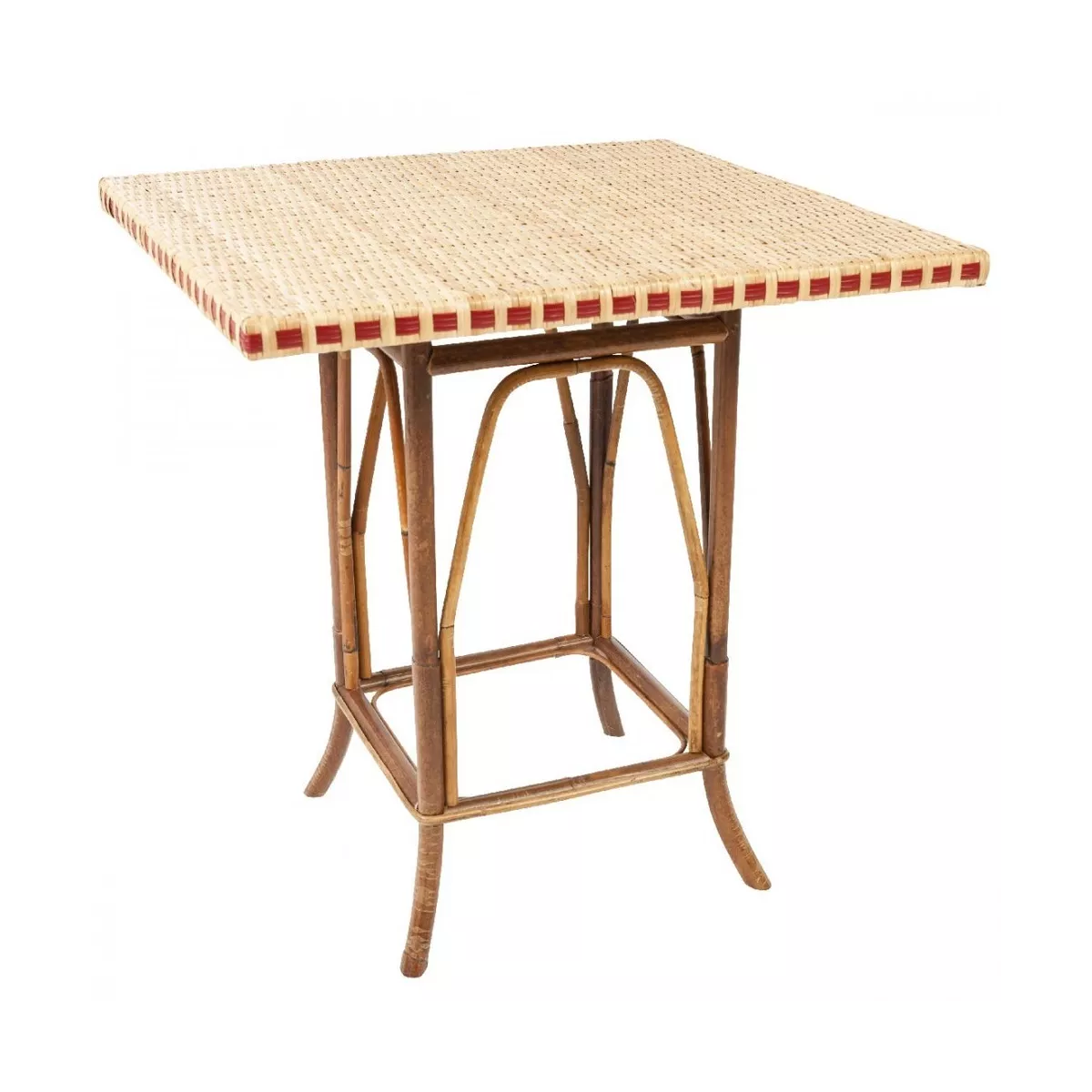 Table Bagatelle 70x70 Rotin Naturel