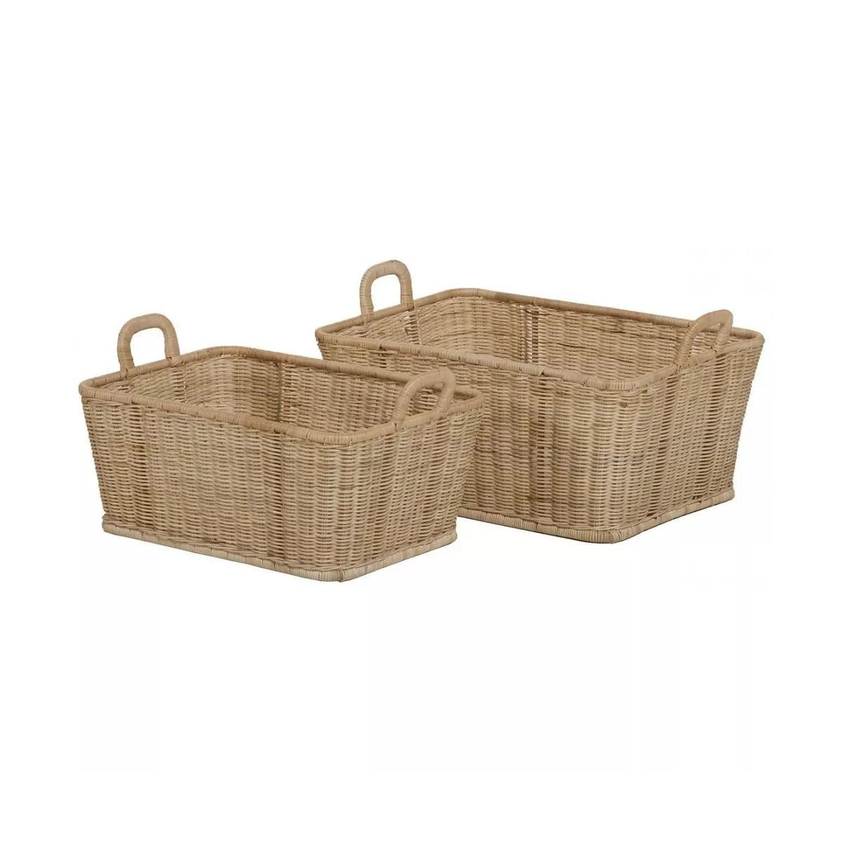 Lavandière Rectangulaire en rotin 53x35