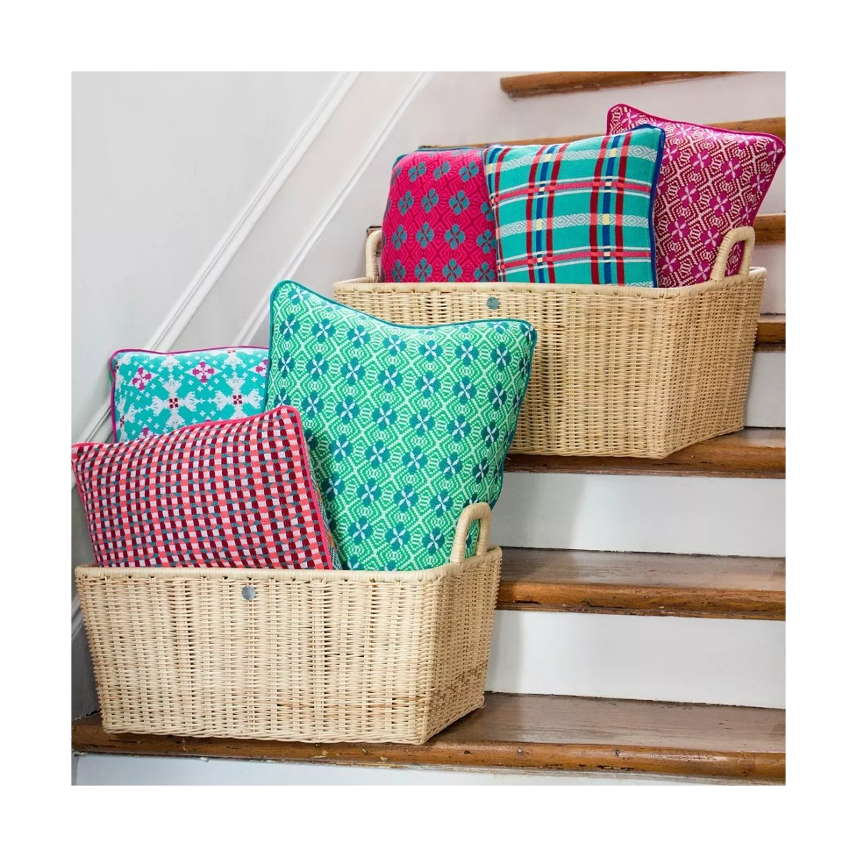 Lavandière Rectangulaire en rotin 53x35