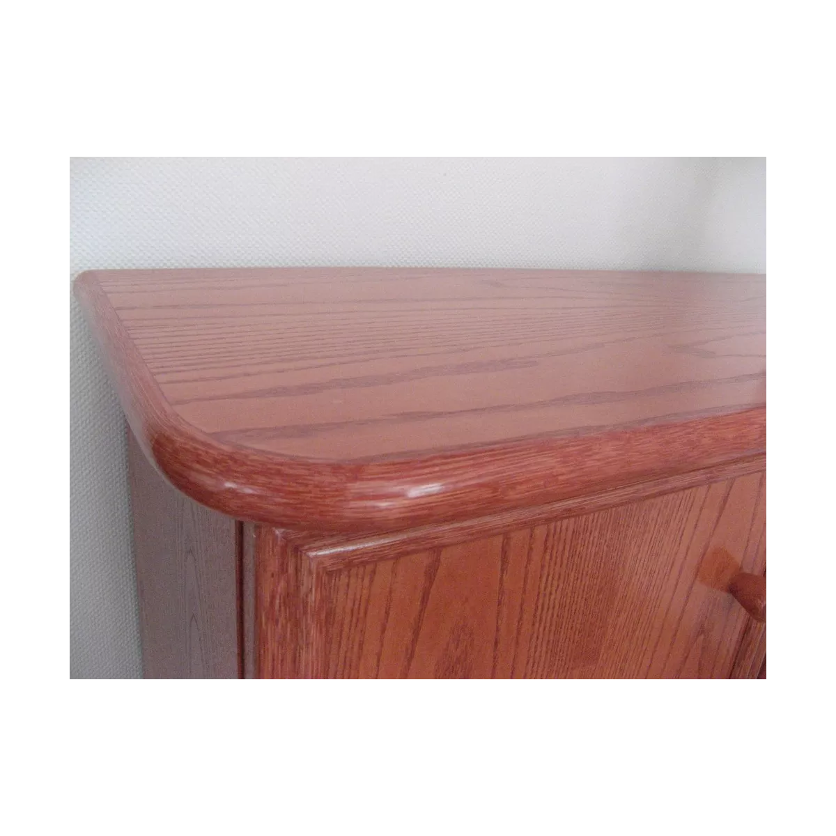 Meuble Delos 87x39 : 2 Portes et 2 Tiroirs Rojo