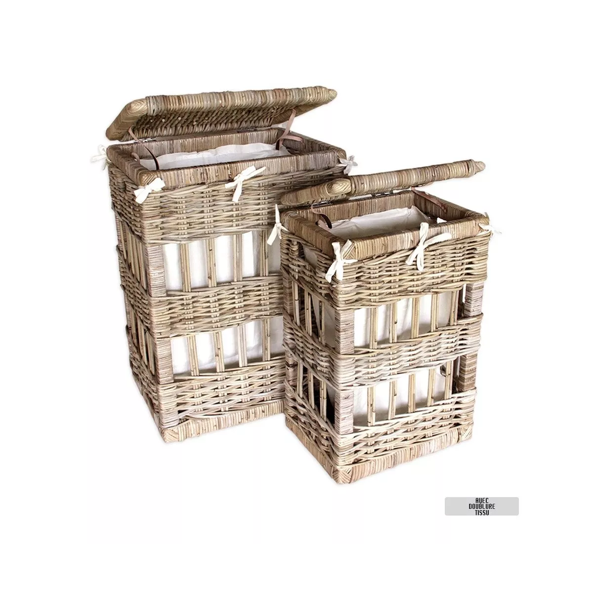 Panière à Linge Kubu Rectangle 35x27