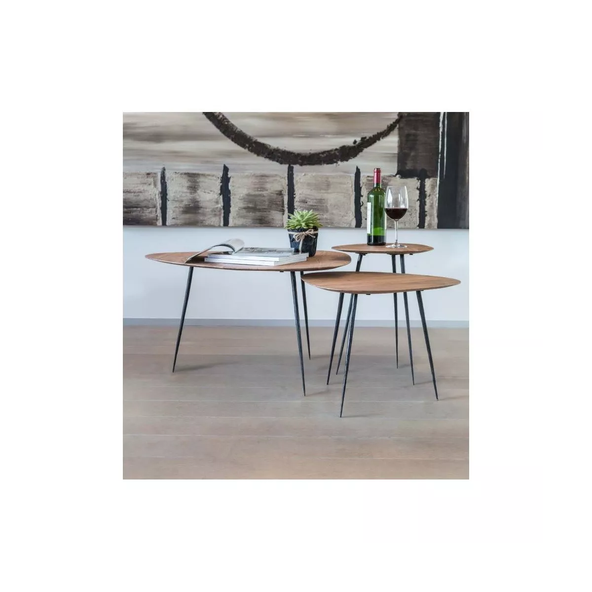 Table Basse Efran Acacia 80x80
