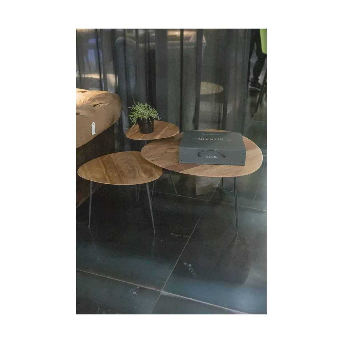 Table Basse Efran Acacia 80x80