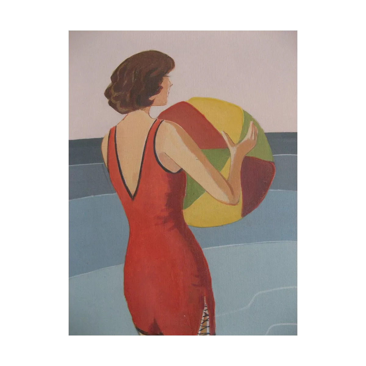 Tableau Femmes sur la plage