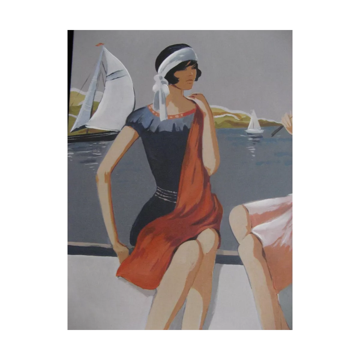 Tableau Femmes sur bord de mer