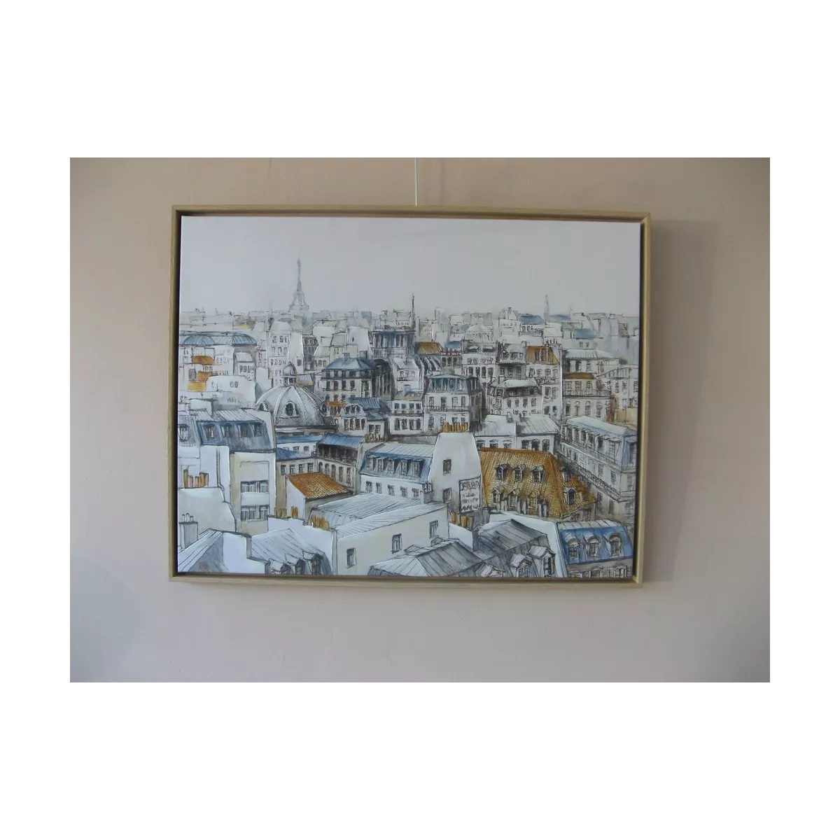 Tableau Toits de Paris II 90x70