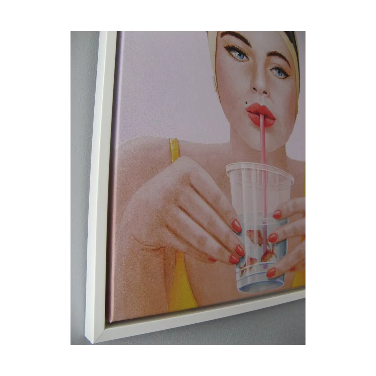 Tableau Baigneuse Cocktail 75x75