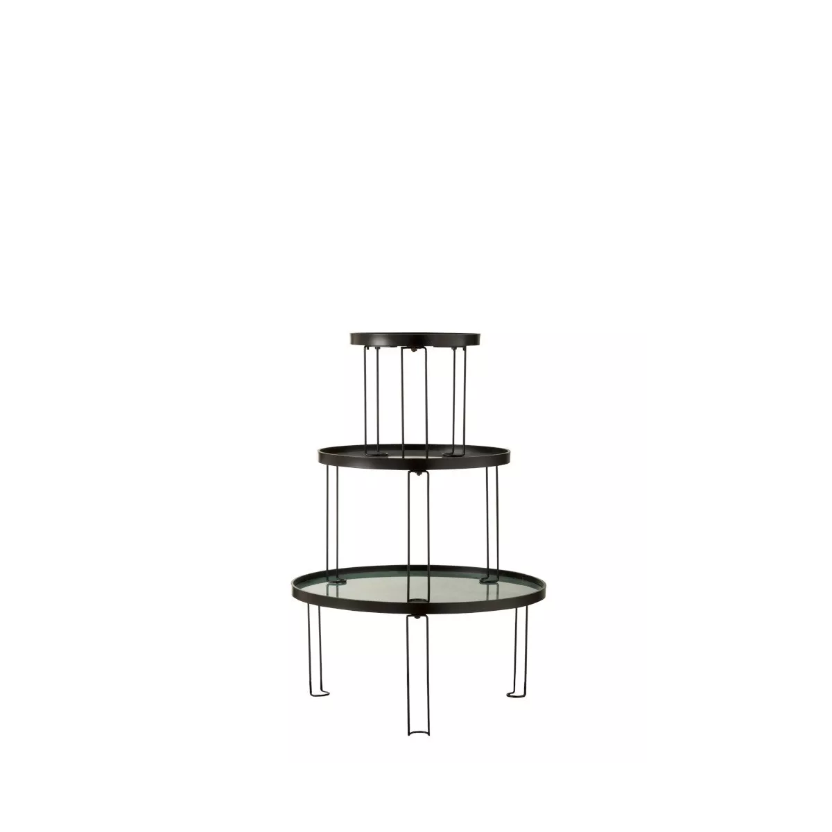 Table Basse Metal et aspect marbre 63x63