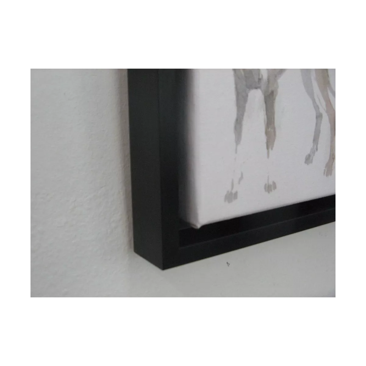 Tableau Femmes avec son Lévrier 44x34