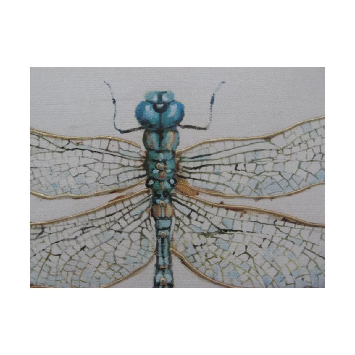 Tableau Libellule I 34x34