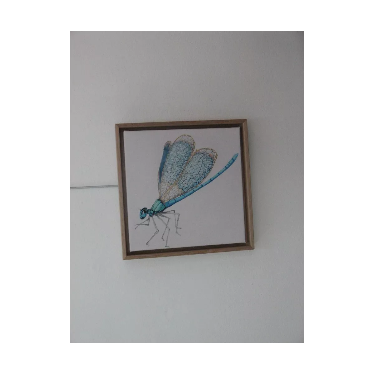 Tableau Libellule III 34x34