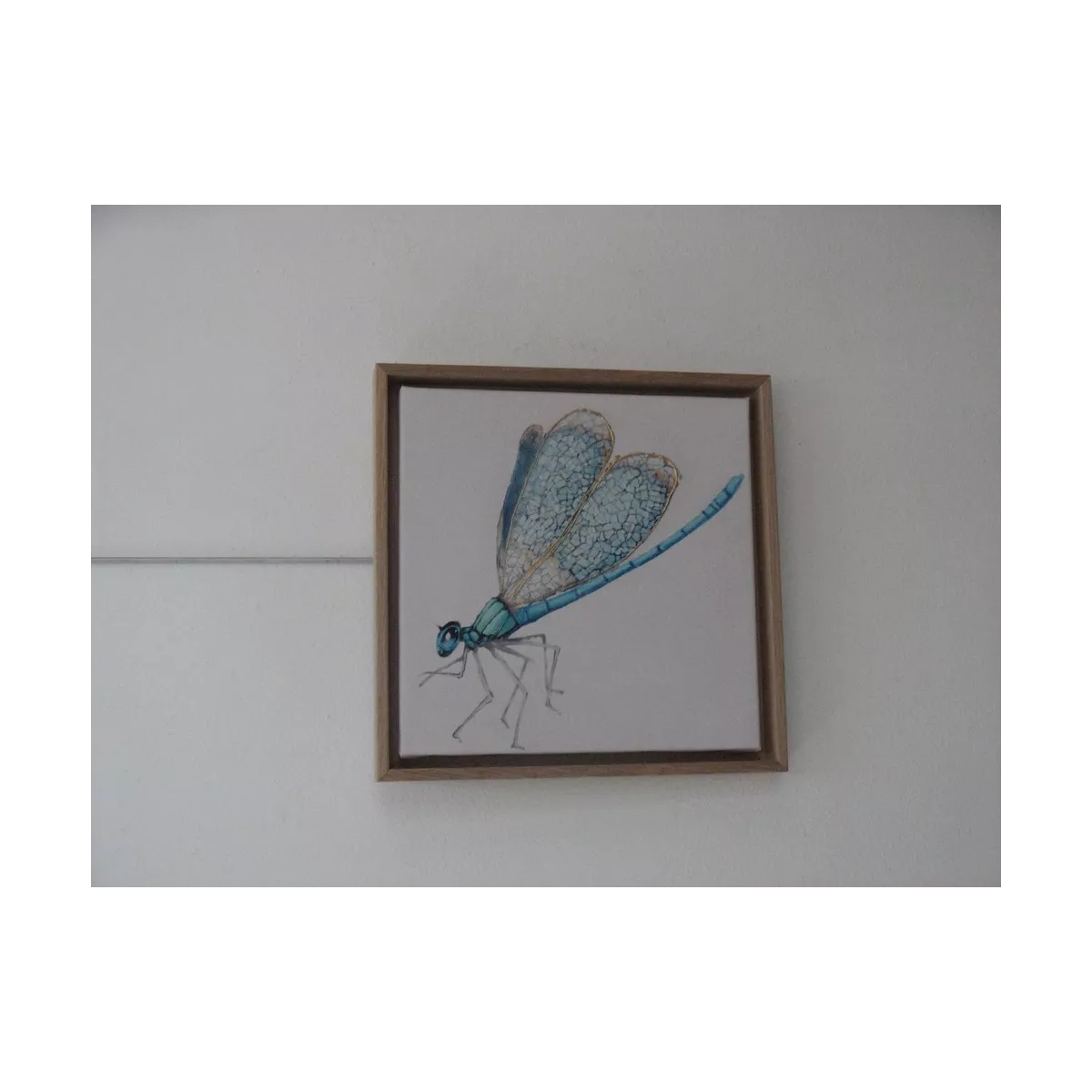 Tableau Libellule III 34x34