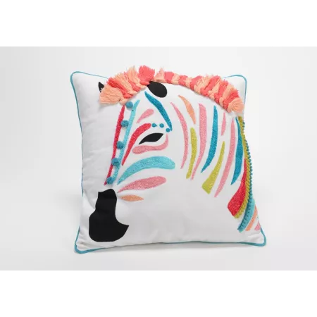 Coussin Zebre Coloré 40x40