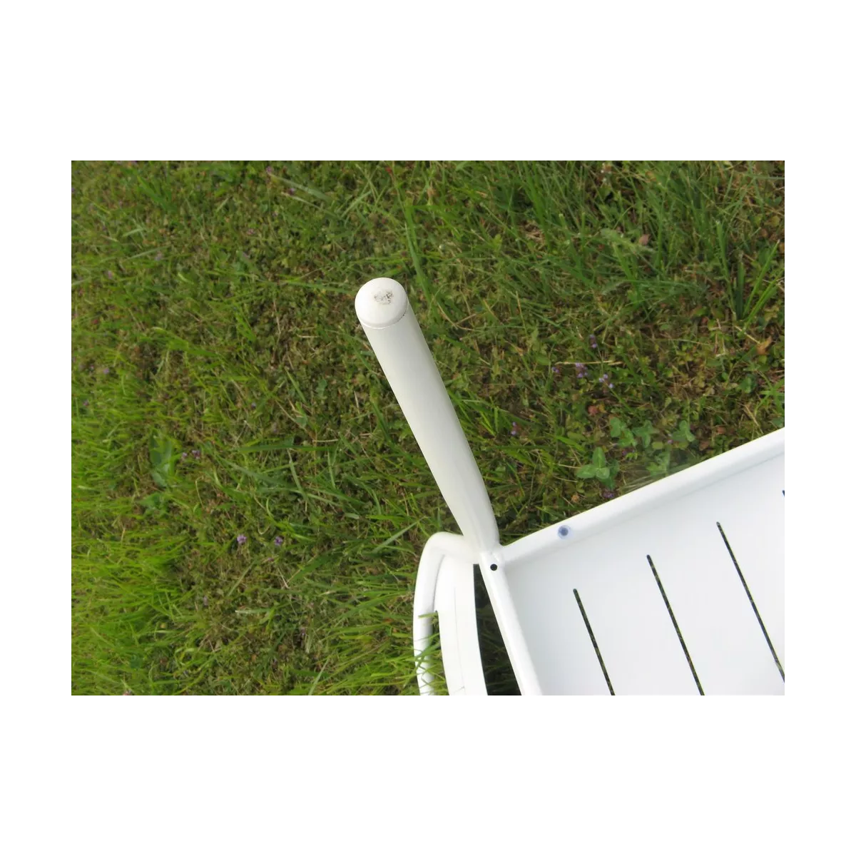 Chaise  Sofia en Aluminium Blanc