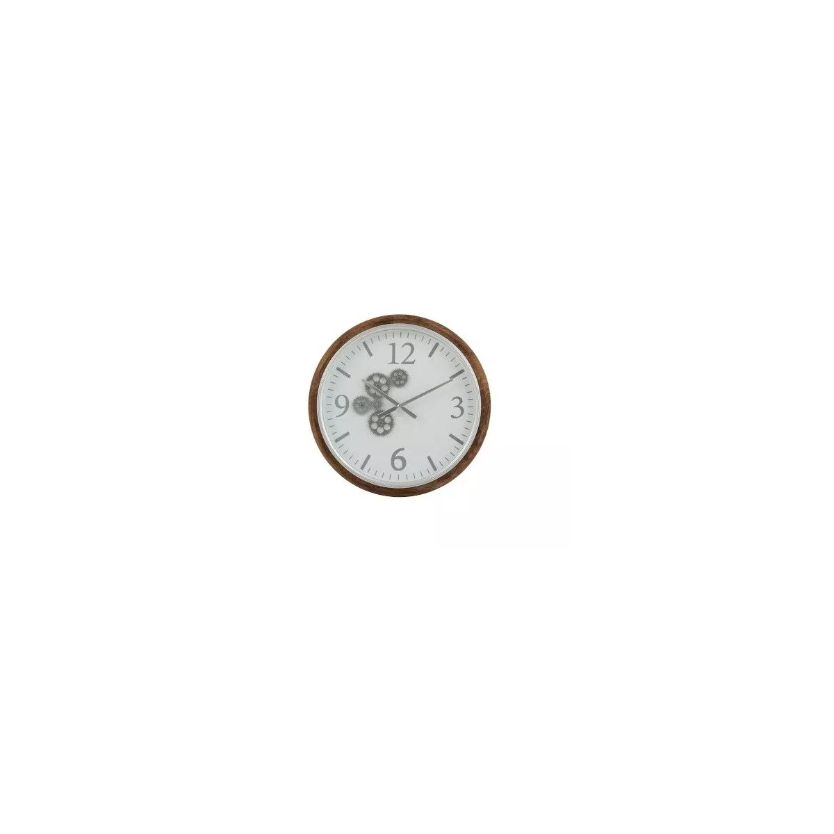 Horloge Engrenage Blanc 52x52