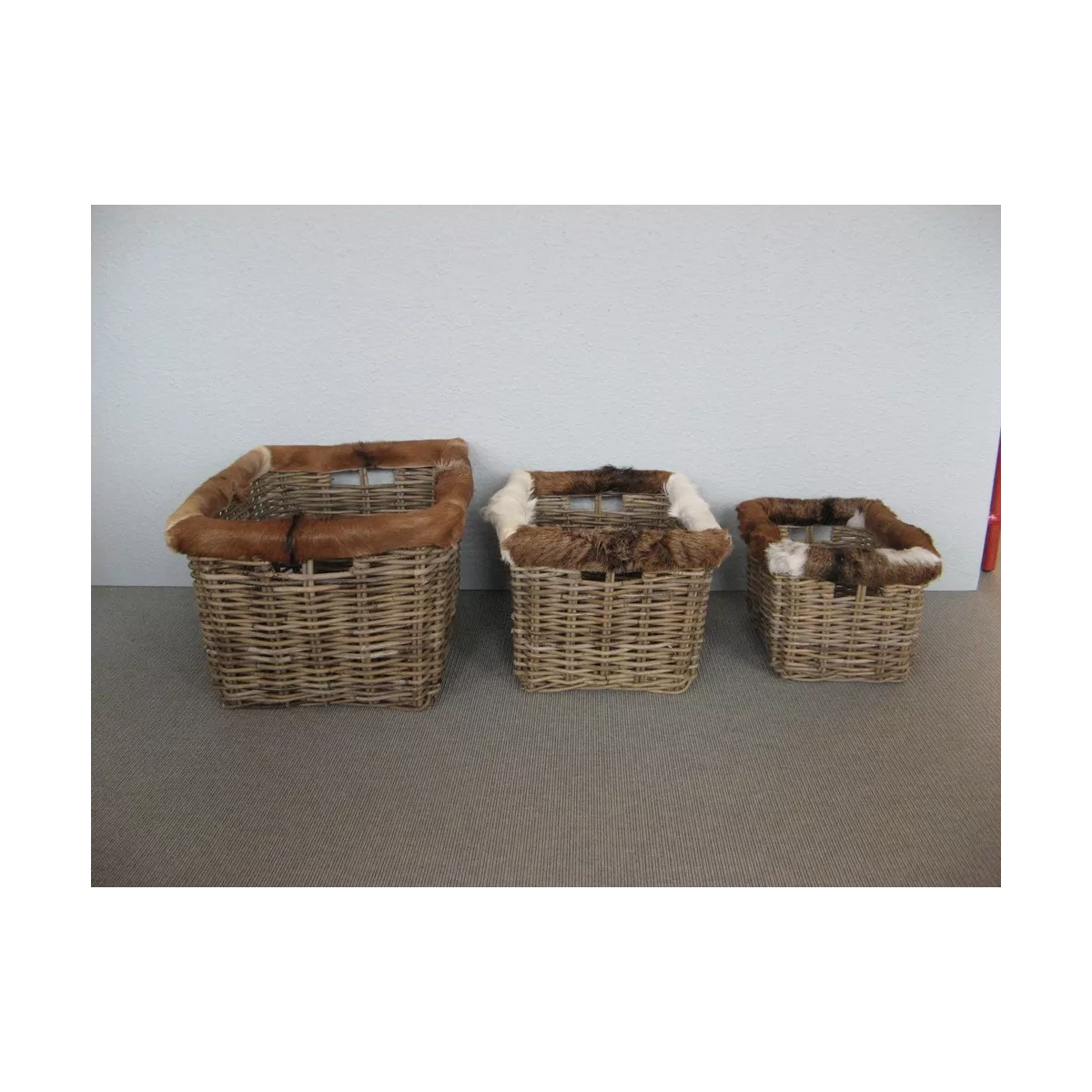 Casier Kubu 35x25 avec fourrure