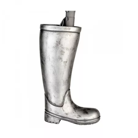 Porte Parapluies Botte Argent