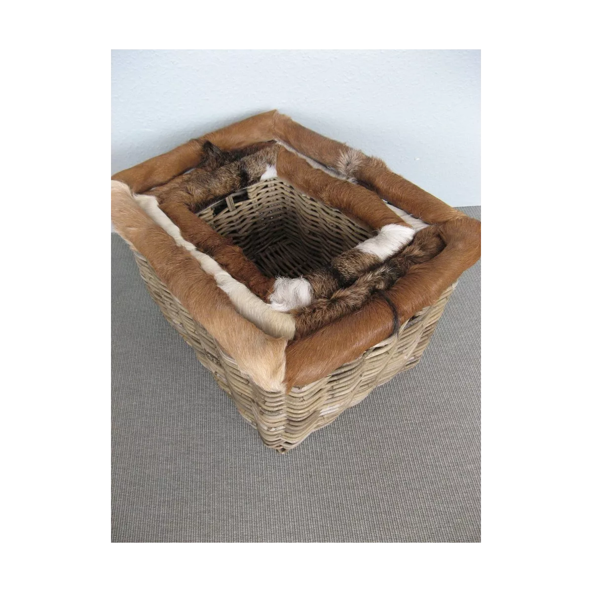 Casier Kubu 35x25 avec fourrure