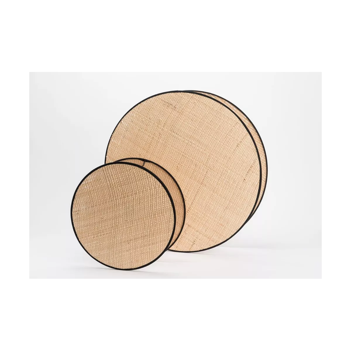 Suspension Luna Rabane Naturel 30x30