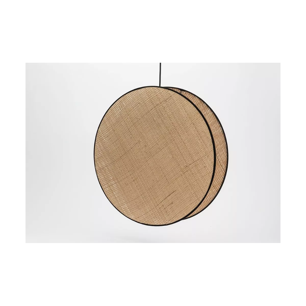 Suspension Luna Rabane Naturel 30x30