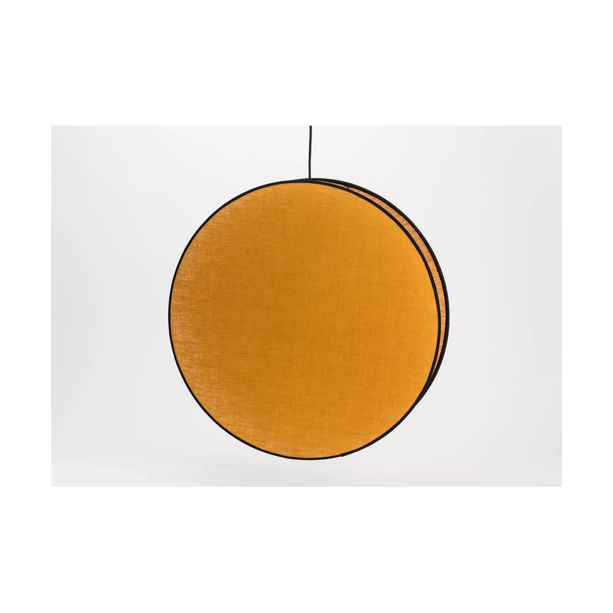 Suspension Luna Lin Moutarde 49x49