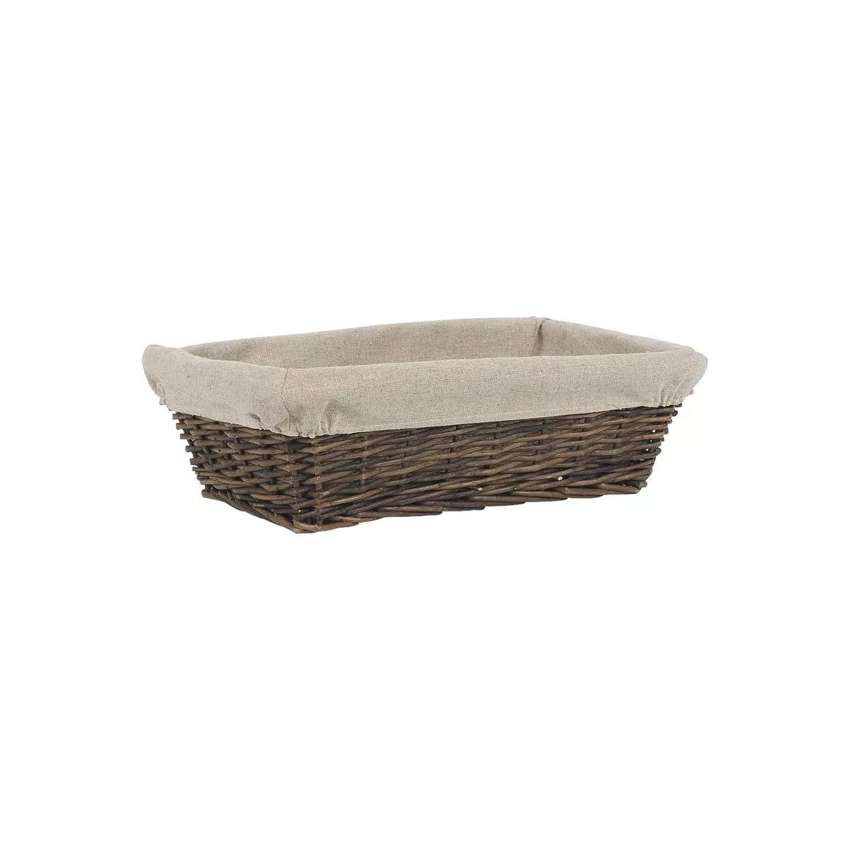 Corbeille en osier brut 24x24