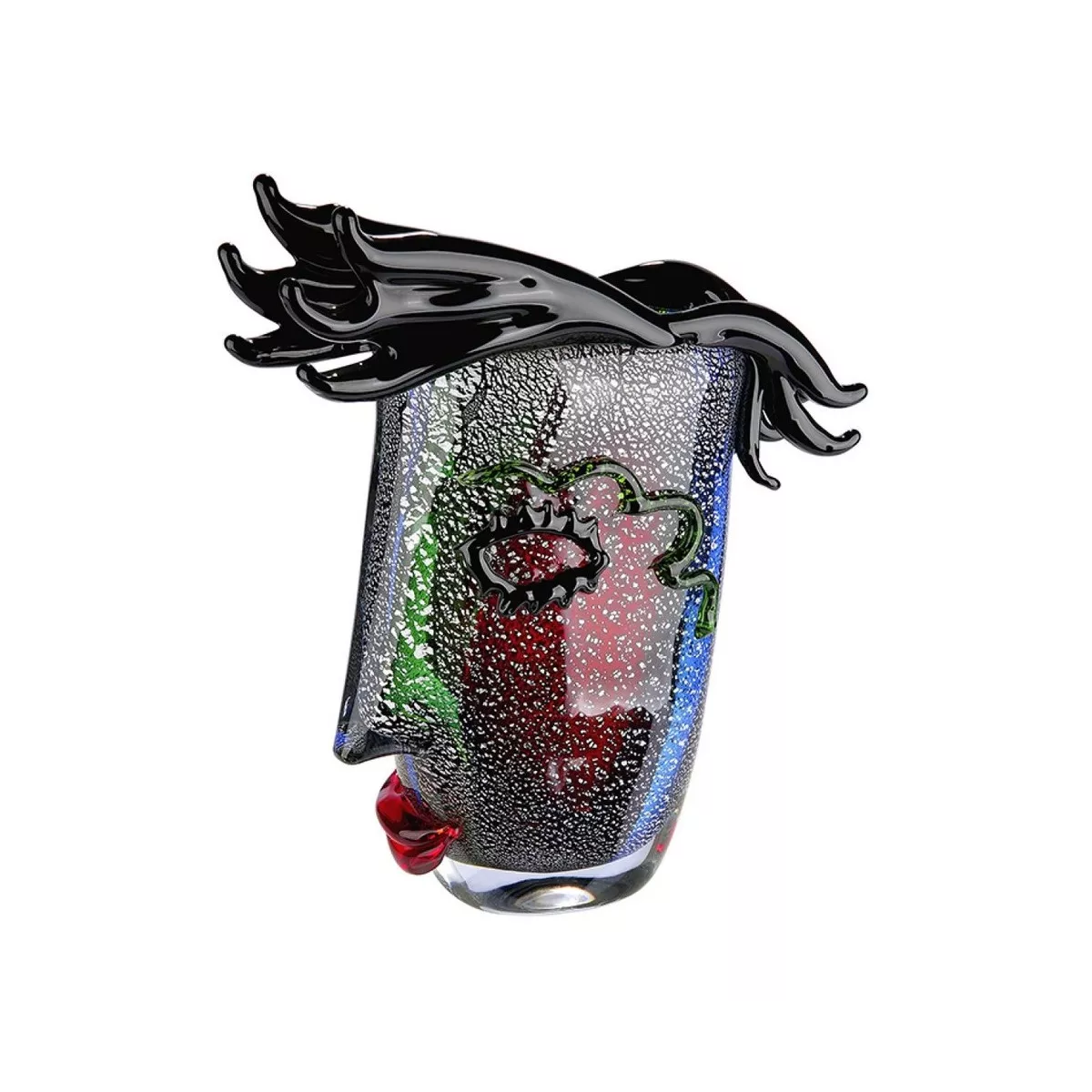 Vase Pâte de verre Barbiere H30 cm