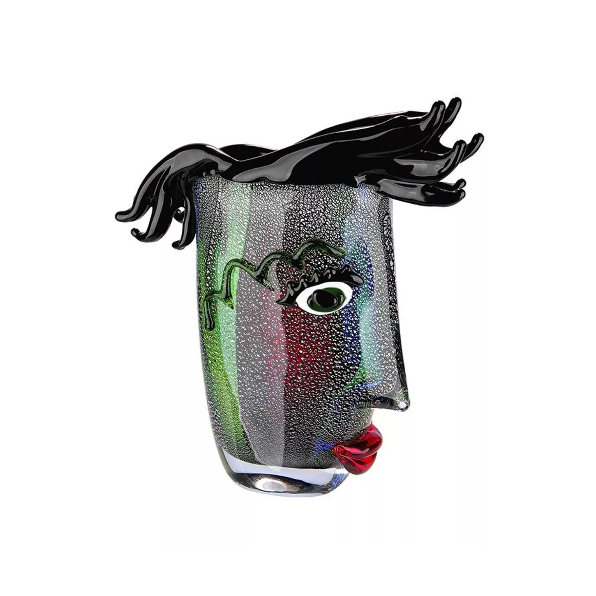 Vase Pâte de verre Barbiere H30 cm