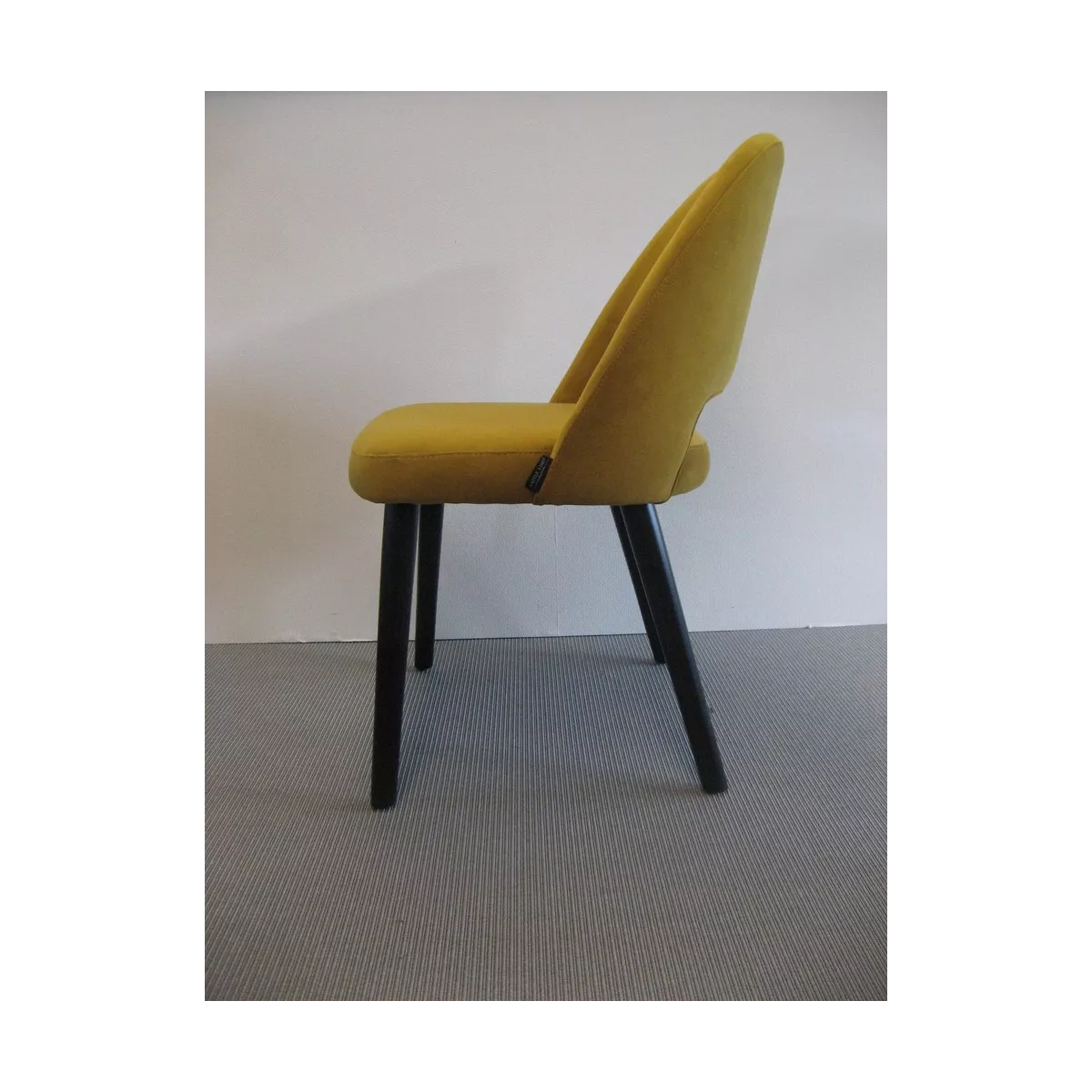 Chaise Joy Velours Moutarde