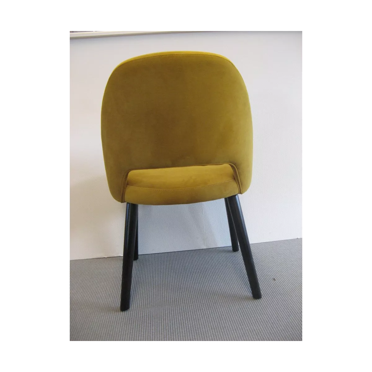 Chaise Joy Velours Moutarde
