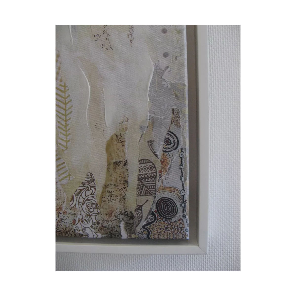 Tableau Vache blanche