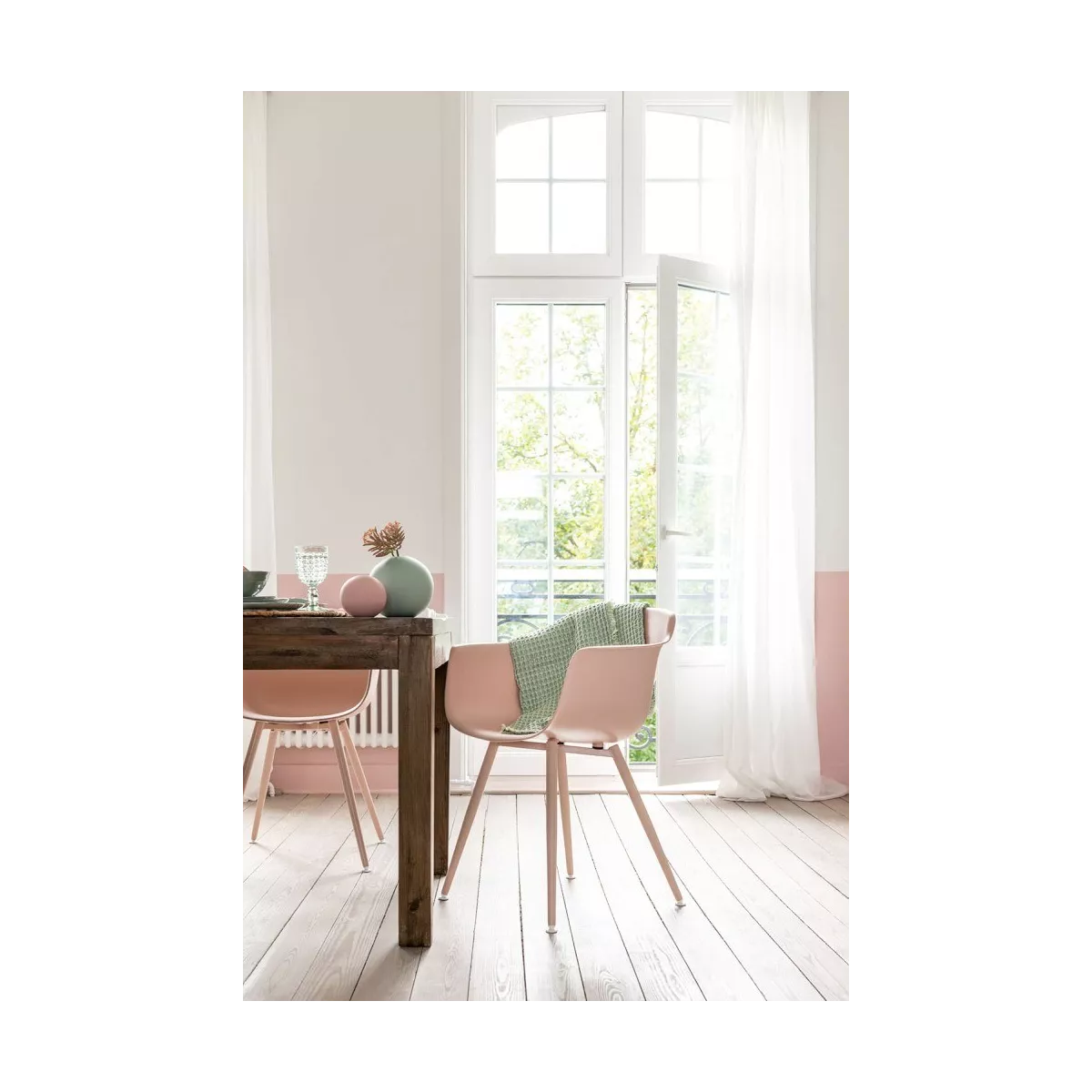 Vase  Galet Vert Pastel