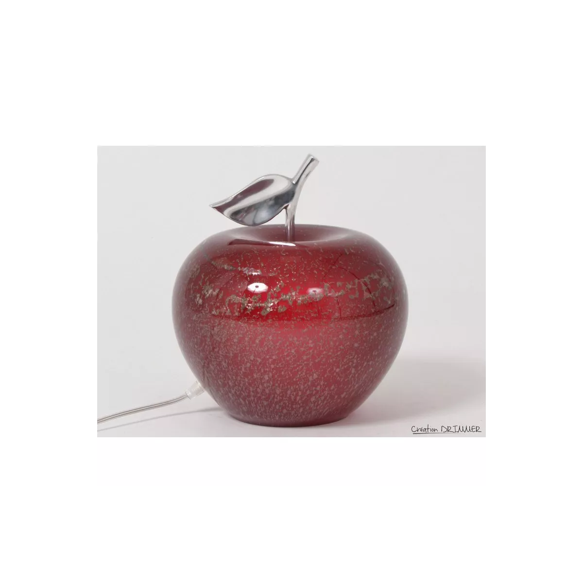 Lampe Pomme Rouge 24x24
