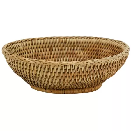 Corbeille Ovale Rotin 23x7