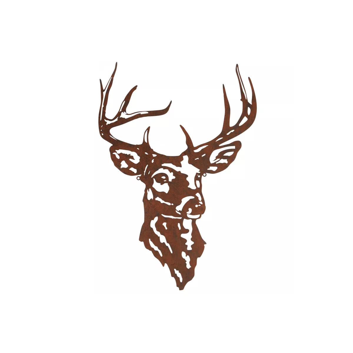 Décoration Murale en tête de Cerf Vieilli