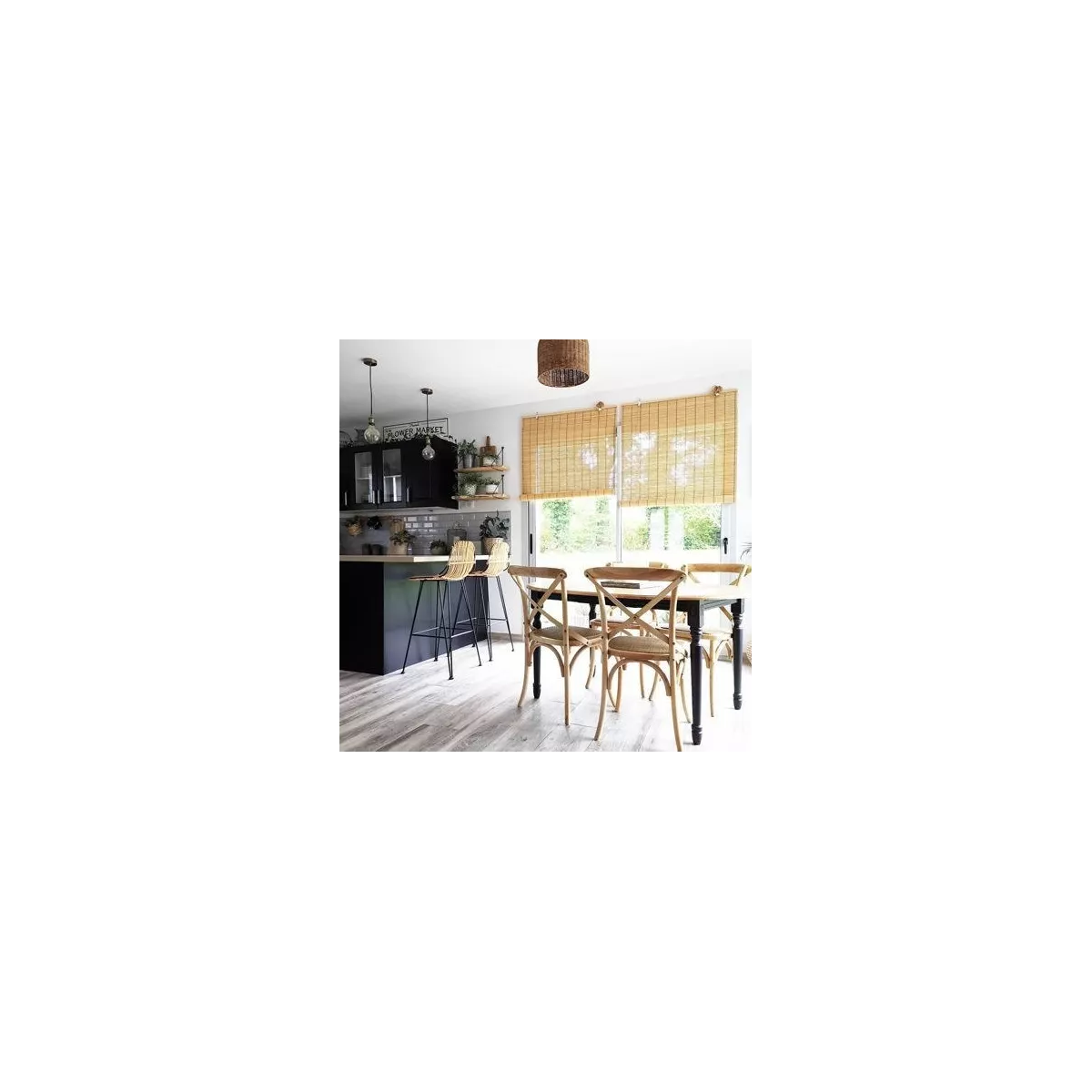Chaise Bistrot en Bois Orme