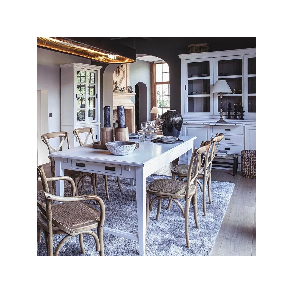 Chaise Bistrot en Bois Orme