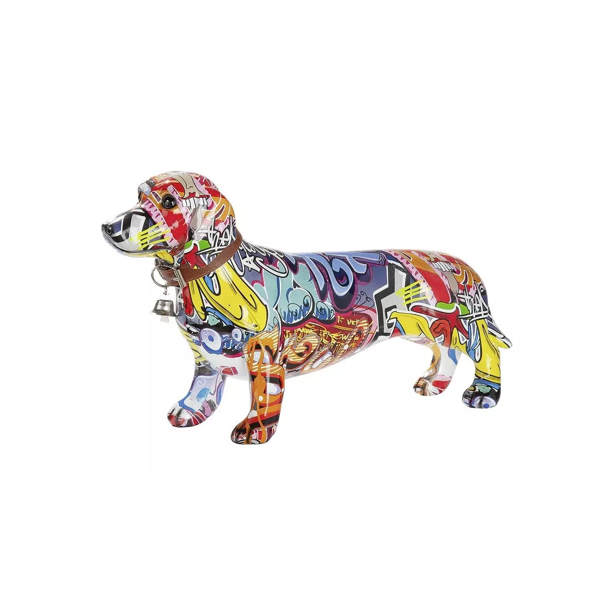 Sculpture Teckel Pop Art H.20cm
