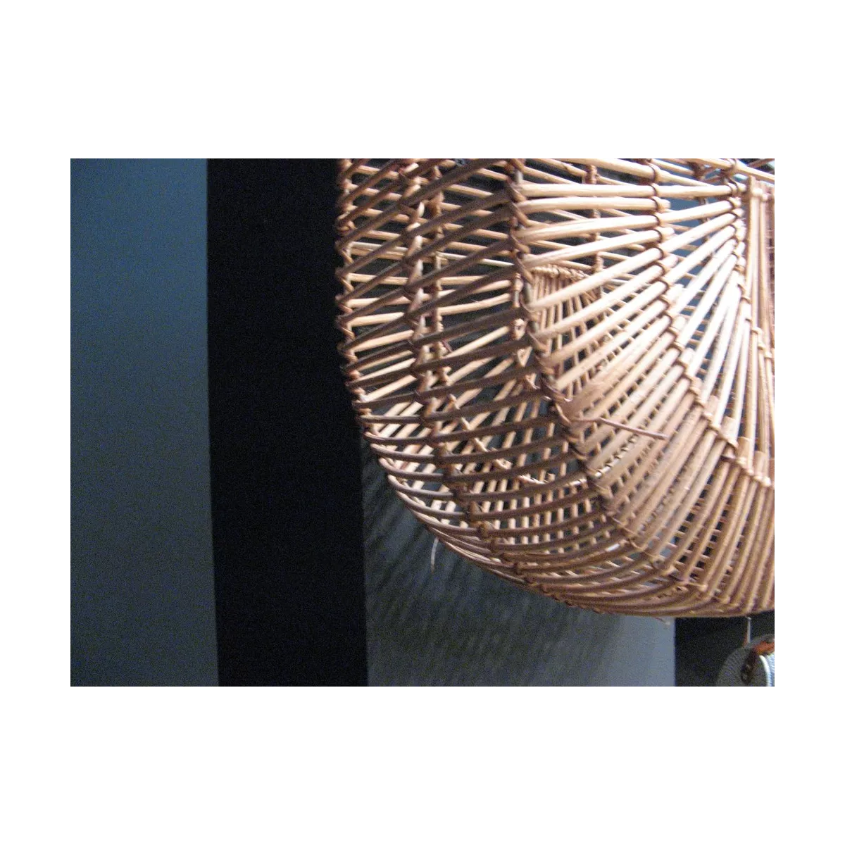Porte Revues Mural Rotin Naturel