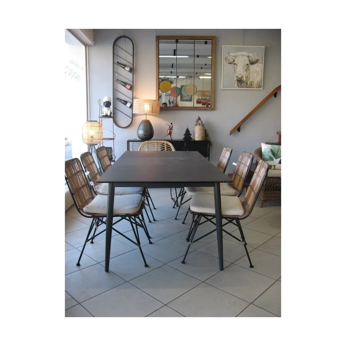 Tableau Vache blanche