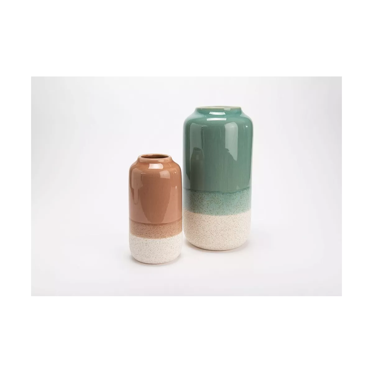 Vase Eco Chic Vert Pastel H.34