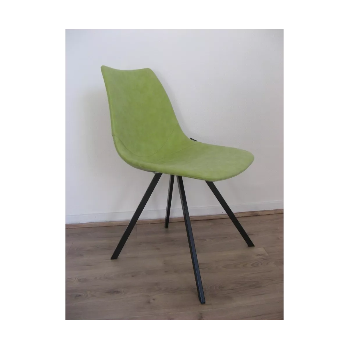 Chaise Happy  Simili Vert