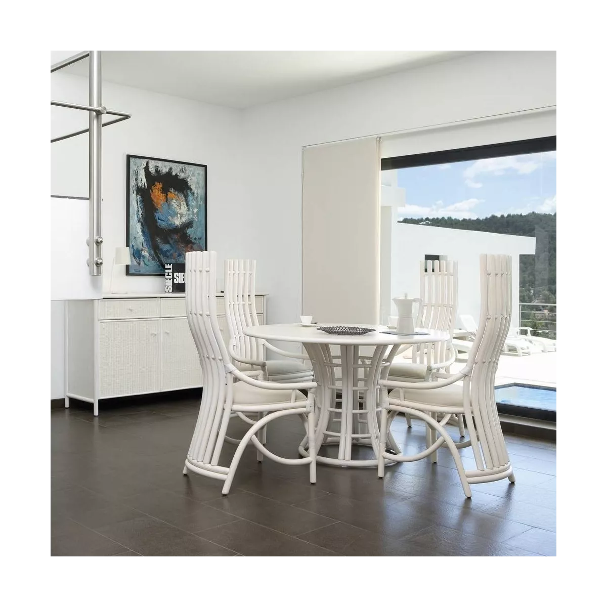 Chaise Grenade Blanc