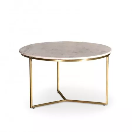 Tables Basses Marbre Primo Blanc 40 x 42 h cm